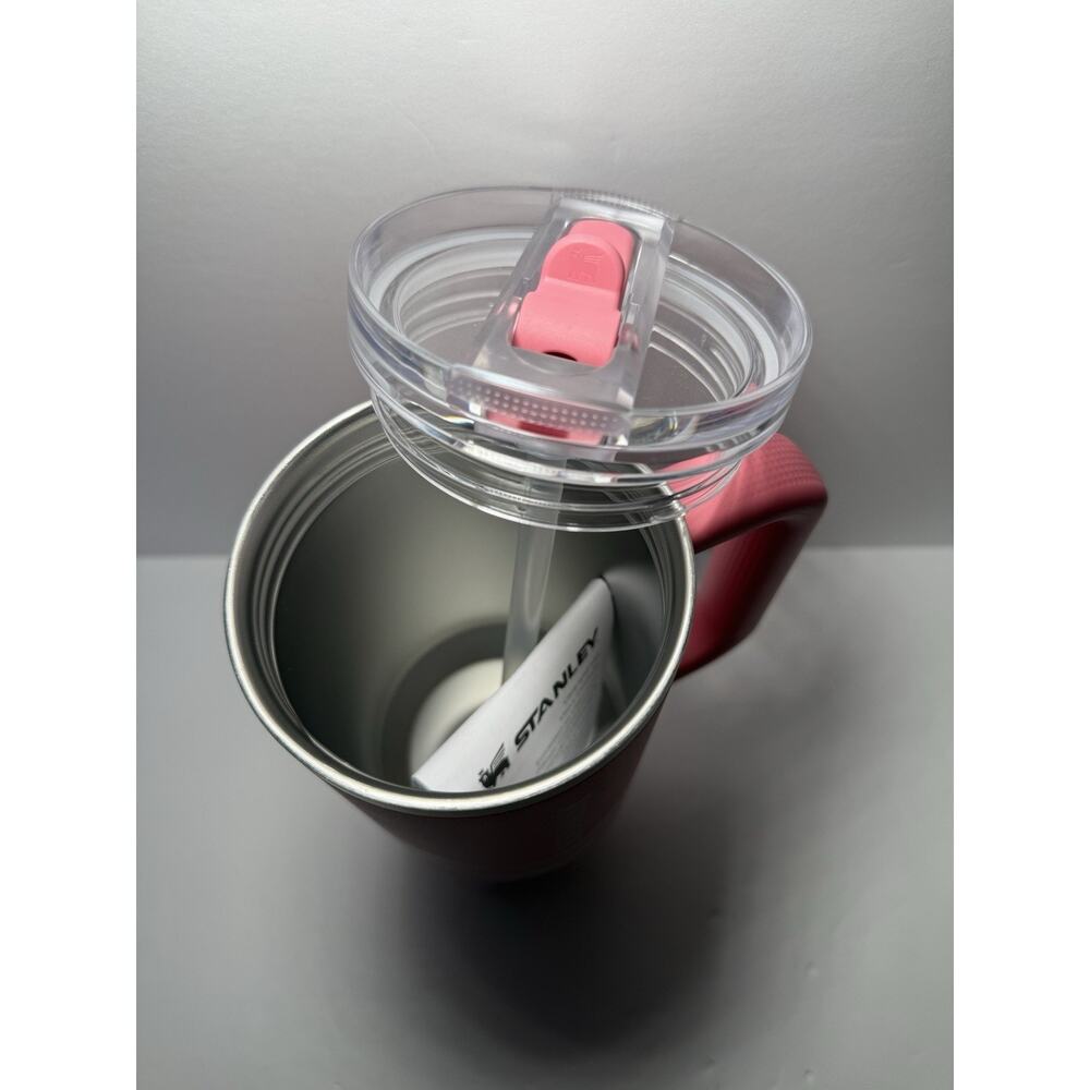Stanley Oasis Summer PLUMERIA PINK CHEVRON 40oz Protour Flip Straw Tumbler BNWT - Picture 6 of 6